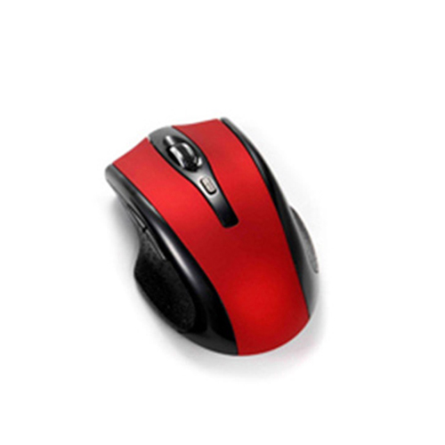 RATON OPTICO 3 BOTONES ROJO Q-CONNECT