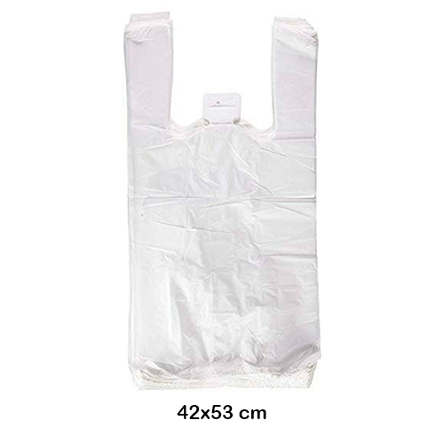 BOLSA CAMISETA RECICLADA 42X53CM 120U.