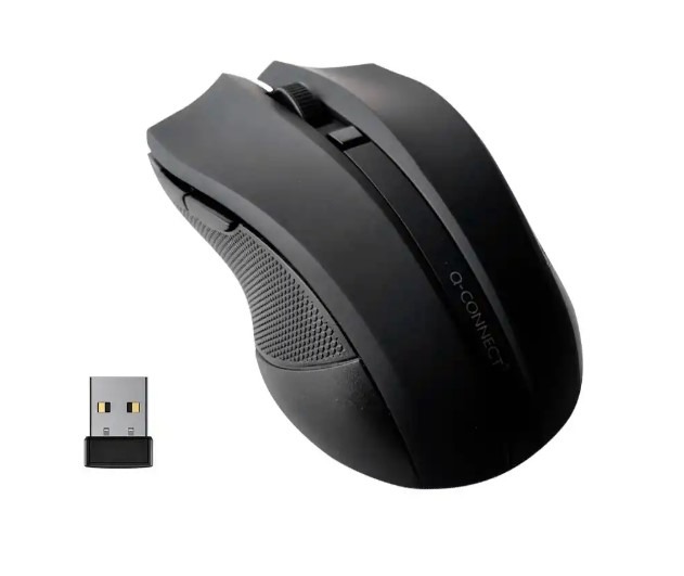 RATON OPTICO 3 BOTONES NEGRO Q-CONNECT