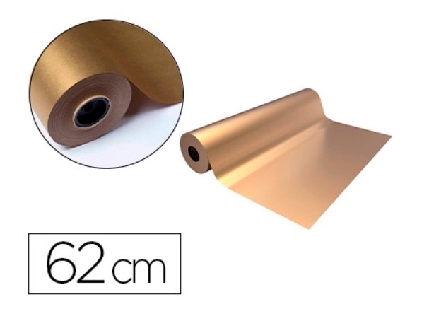 ROLLO DE CINTA REGALO ORO 62CM 80M