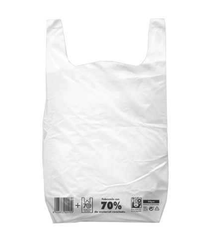 PAQ. 55 BOLSAS CAMISETA 42X53CM RECICLAD