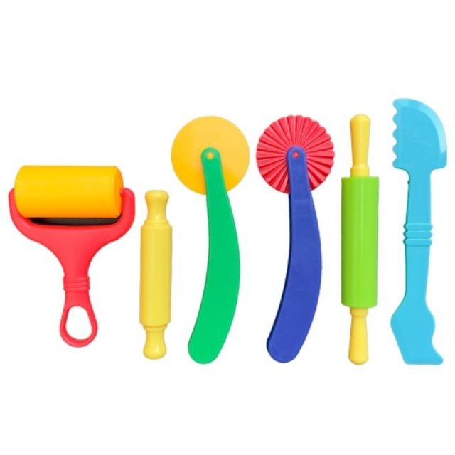 PACK 6 INSTRUMENTOS MOLDEAR PLASTILINA