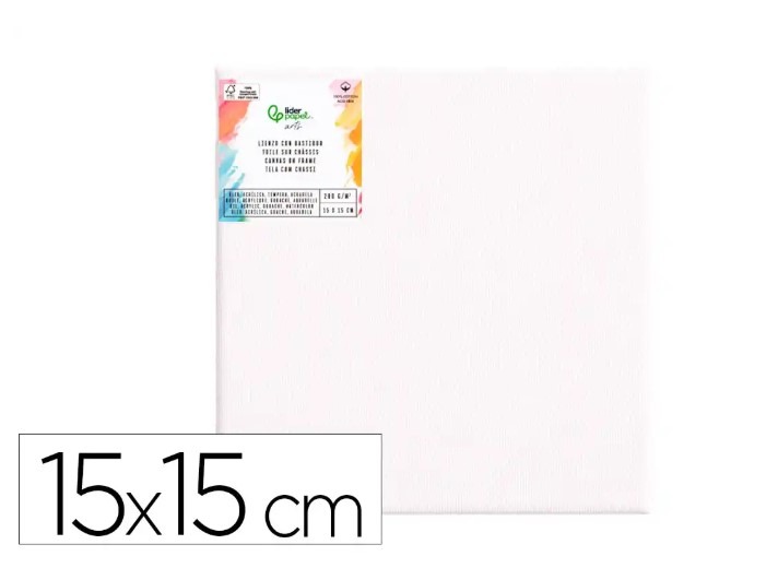 BASTIDOR LIDERPAPEL DE MADERA 15X15