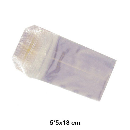 PAQUETE 100 BOLSAS CELOFAN 55X130MM.
