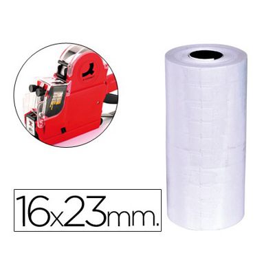 ROLLO ETIQUETAS 16X23MM BLANCAS 700U.