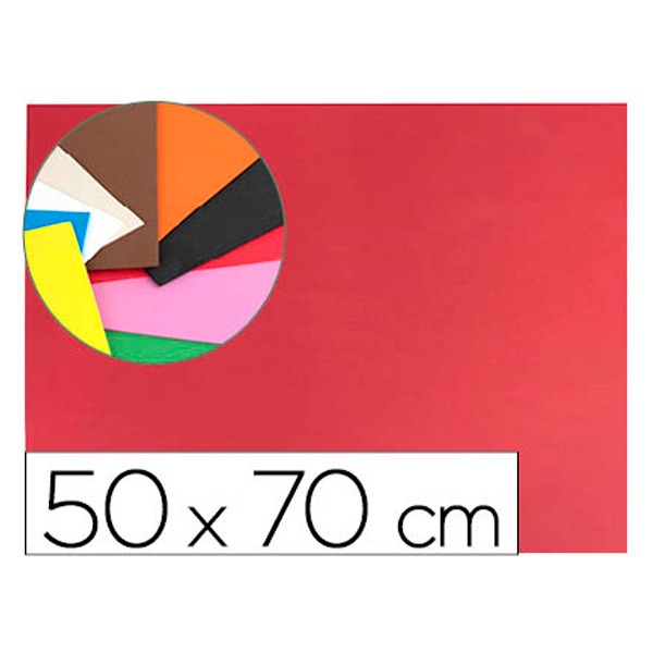 GOMA EVA ROJO LIDERPAPEL 50X70