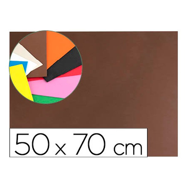 GOMA EVA MARRON LIDERPAPEL 50X70