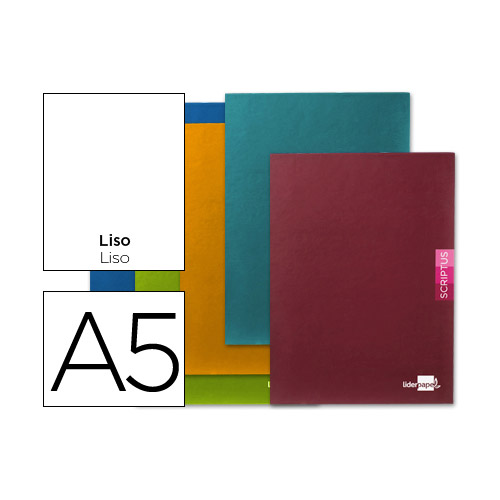 LIBRETA GRAPADA A5+ 48H. 90GR. LISA