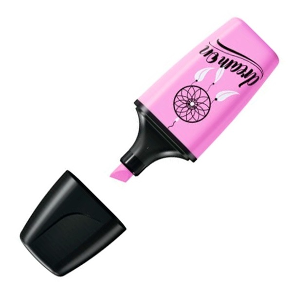 ROTULADOR MINI FLU. PAST. FUCSIA HELADO
