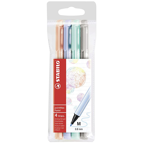 C 4 ROTULADORES POINT MAX PASTEL STABIL