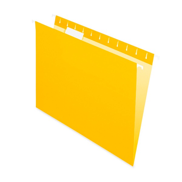 PACK 10 CARPETAS COLGANTES A4 AMARILLO
