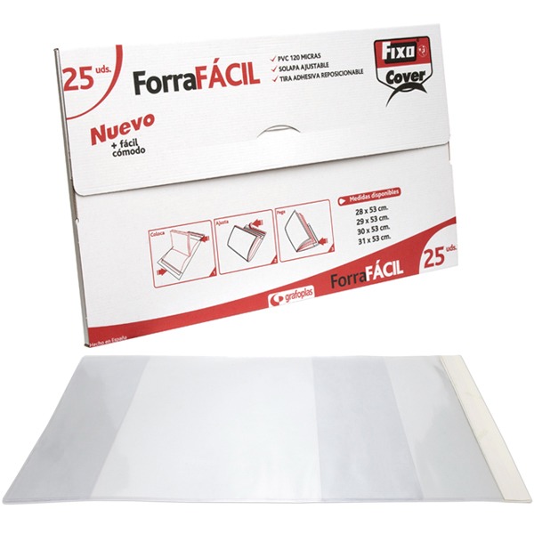 FUNDA FORRO FORRAFACIL 28X53CM GRAFOPLAS