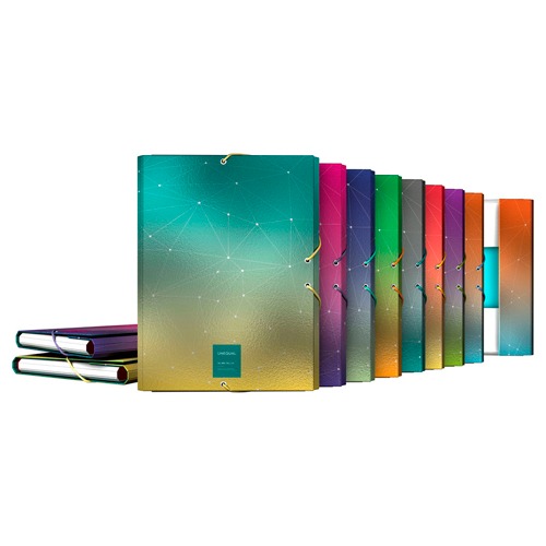 CARPETA T/FOLIO 3 SOLAP CARTON METALICA