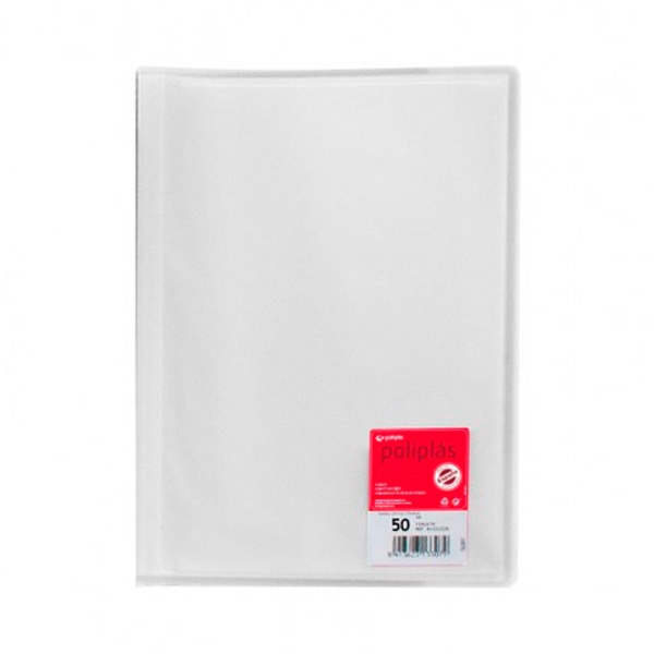 CARPETA DEQUA 50 FUNDAS TAPAS TRANSPARE