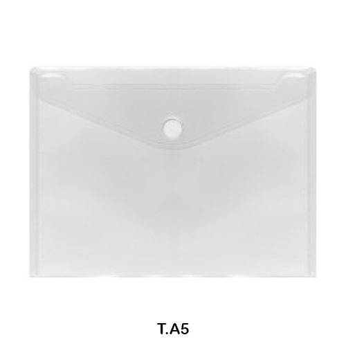 SOBRE MULTILINE PP A5 C/VELCRO TRANSPAR