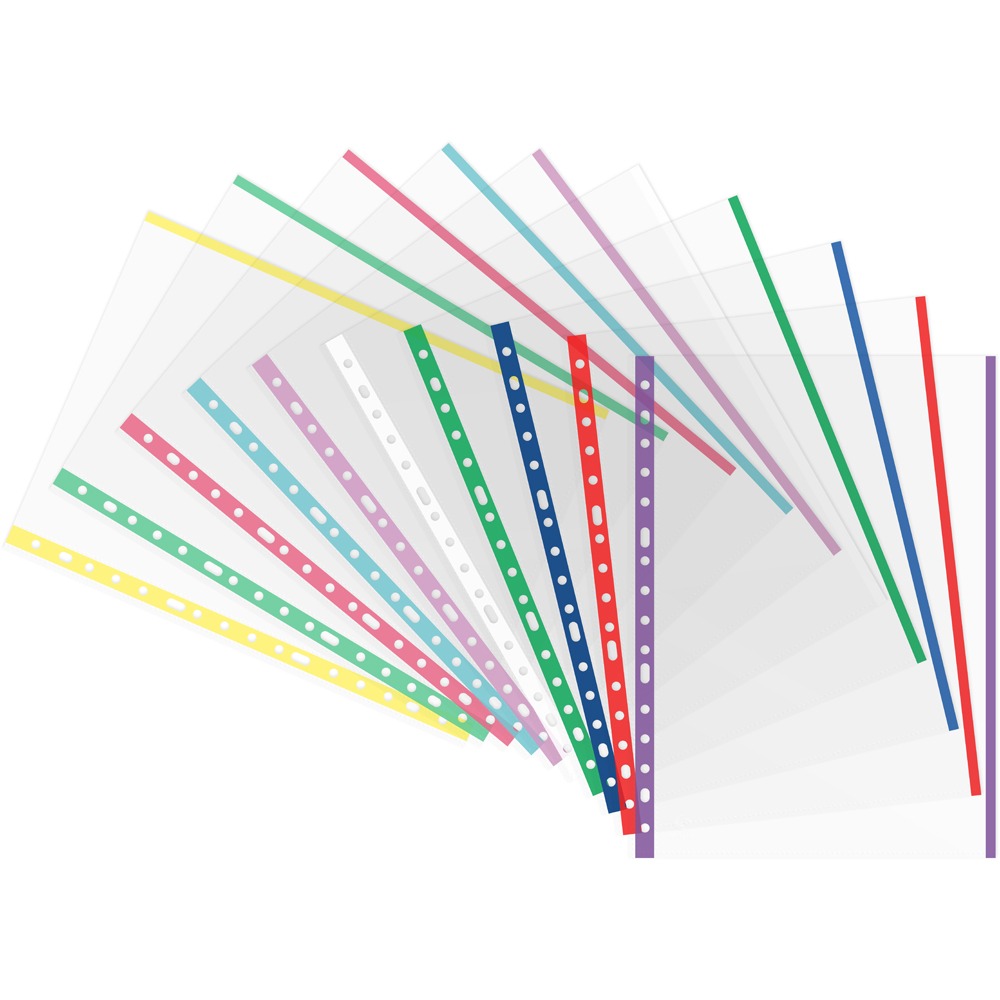 PACK 25 FUNDAS FOLIO INDICAD COLOR VIVOS