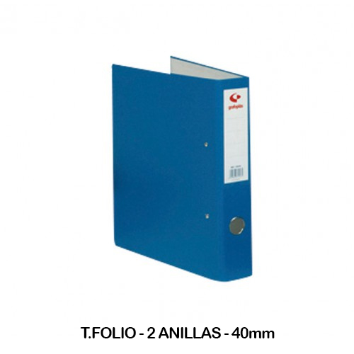 CARPETA GRAFOPLAST FOLIO 2AN 40MM AZUL