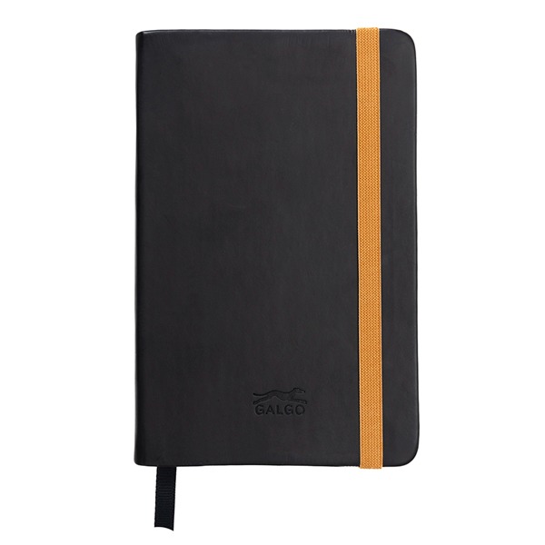 CUADERNO GALGO A6 80H 100G LISO NEGRO