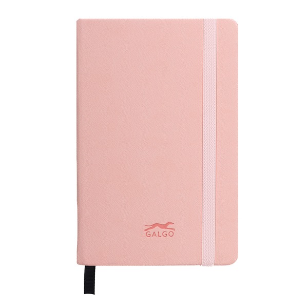 CUADERNO GALGO A6 80H 100G LISO ROSA