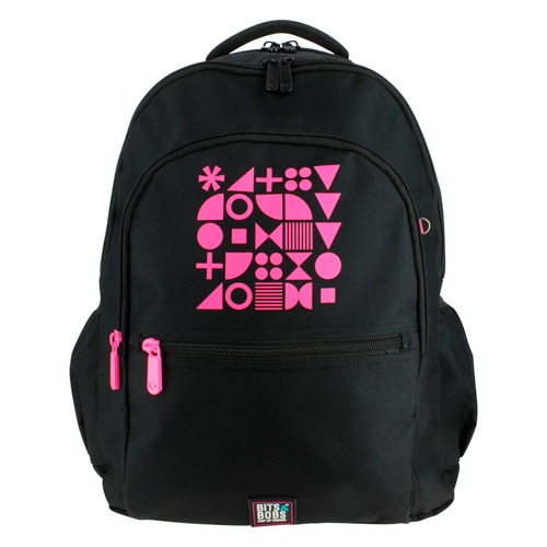 MOCHILA ROOMY B&B24 FLUOR FUCSIA