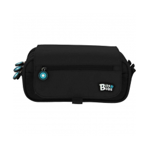PORTATODO TRIPLE C/SOLAPA BITS NEGRO