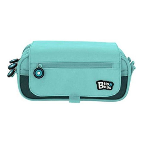 PORTATODO TRIPLE C/SOLAPA BITS AZUL CLAR