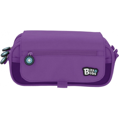 PORTATODO TRIPLE C/SOLAPA BITS VIOLETA