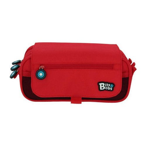 PORTATODO TRIPLE C/SOLAPA BITS ROJO