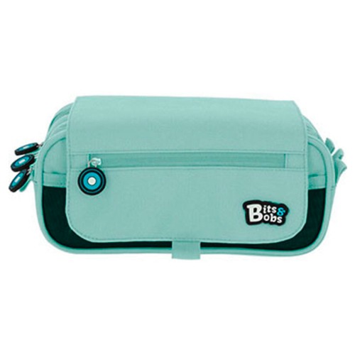 PORTATODO TRIPLE C/SOLAPA BITS AZUL SOFT