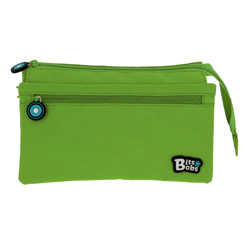 ESTUCHE CAUDRUPLE BITS&BOTS VERDE