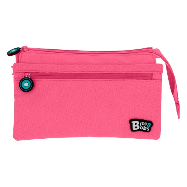 ESTUCHE CAUDRUPLE BITS&BOTS ROSA
