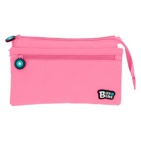 ESTUCHE CAUDRUPLE BITS&BOTS ROSA SOFT