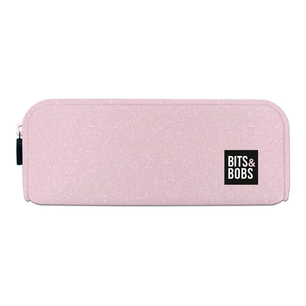 ESTUCHE SILICONA ROSA GLITTER B&B