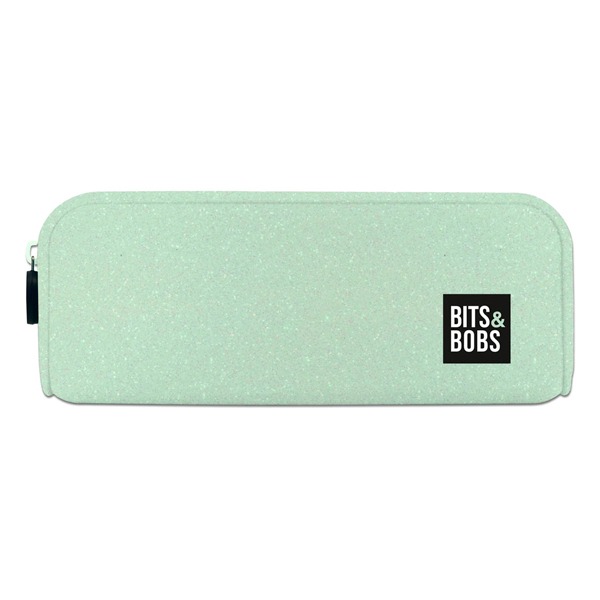 ESTUCHE SILICONA VERDE GLITTER B&B