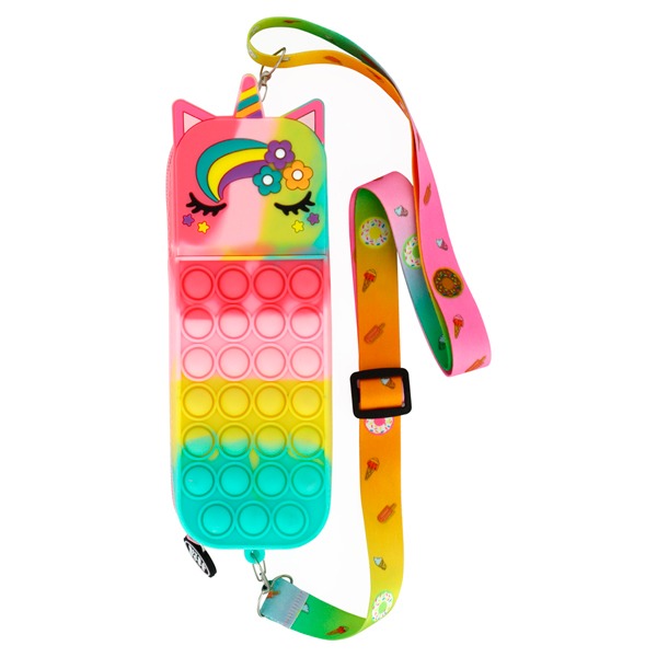 ESTUCHE UNICORNIO 2 BUBBLES SILICONA