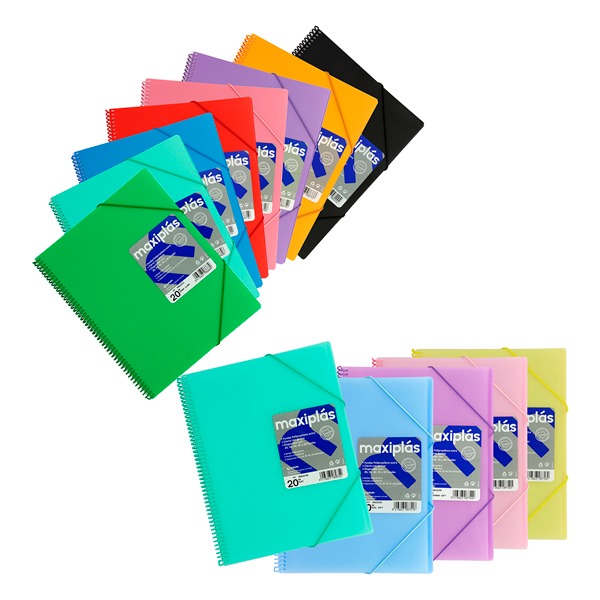 CARPETA 60 FUNDAS MAXIPLAS TRANS. LAVA.