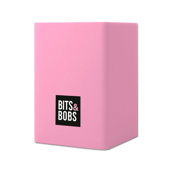 CUBILETE SILICONA BITS&BOB ROSA PASTEL