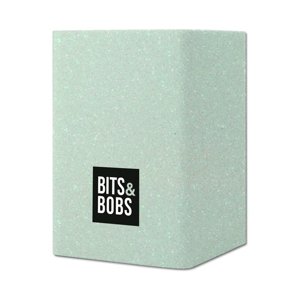 CUBILETE SILICONA BITS&BOB GLITTER VERD