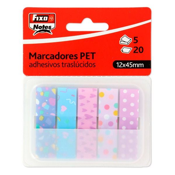 PACK POPUP 5MARCADOR 20H 12X45MM FIESTA