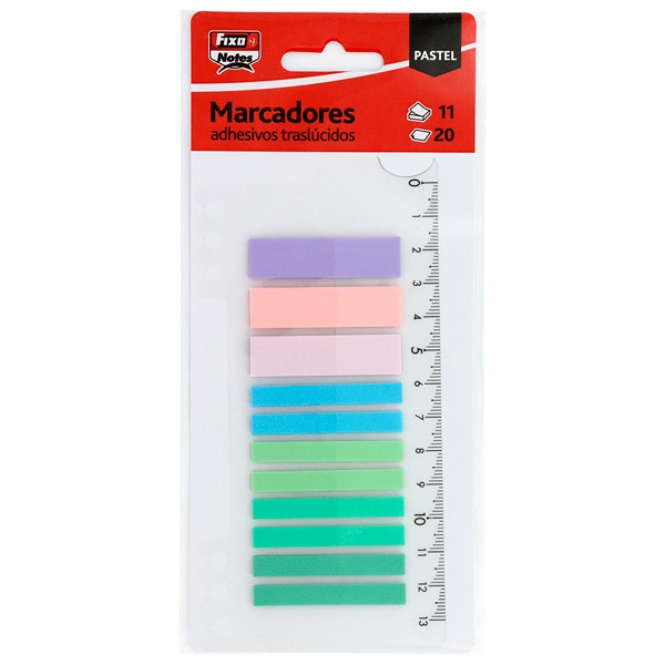 PACK11 MARCADORES 20H SURT. C/REGLA PAS