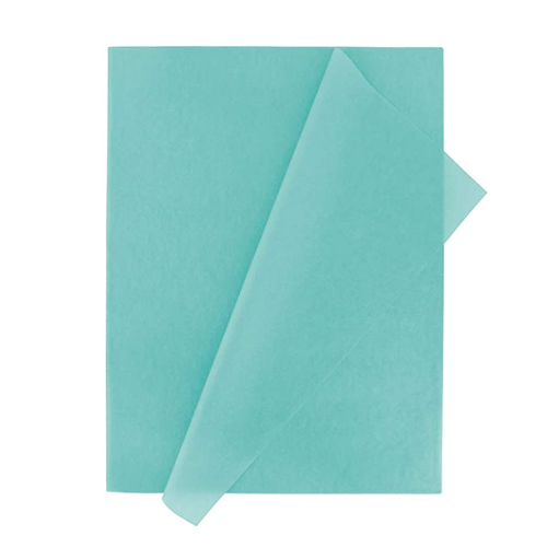 PAQ. 25H PAPEL SEDA 50X75CM AZUL CIELO