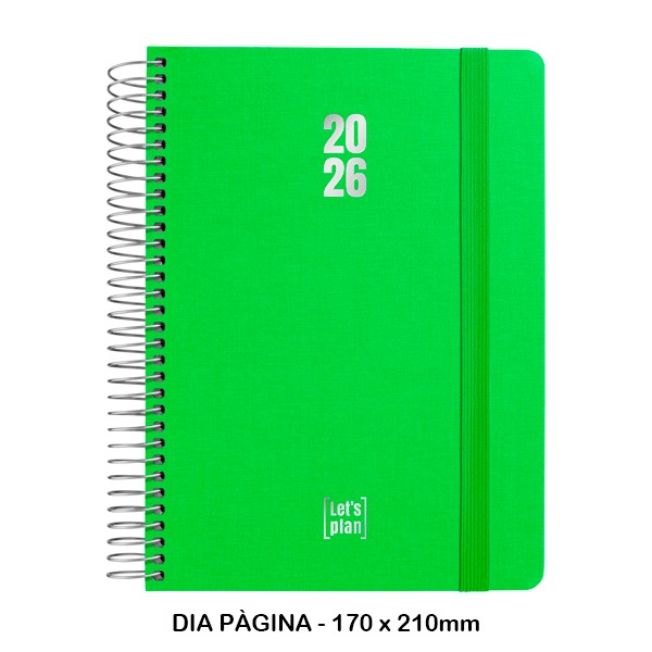 AGENDA 26 D/P 15X21 FANCY VERDE