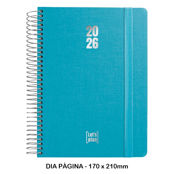 AGENDA 26 D/P 15X21 FANCY AZUL