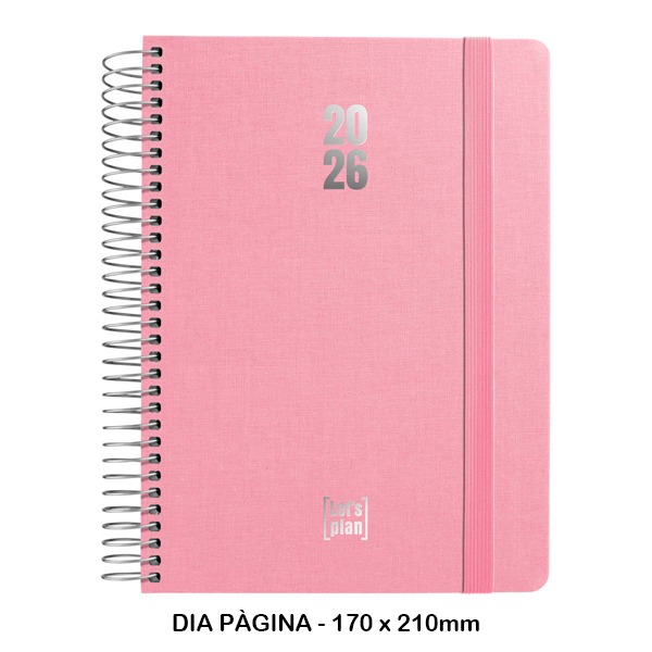 AGENDA 26 D/P 15X21 FANCY ROSA