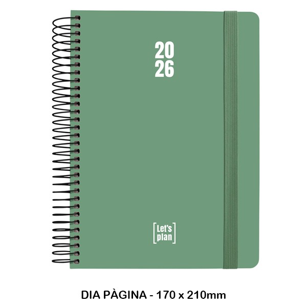 AGENDA 26 D/P 15X21 VERDE