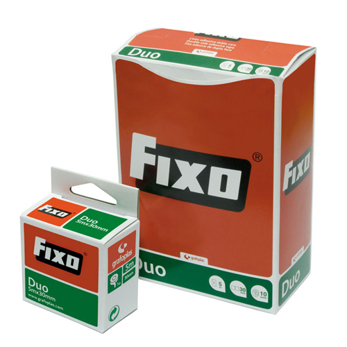 CINTA ADHESIVA DOBLE CARA 15MMX10M FIXO