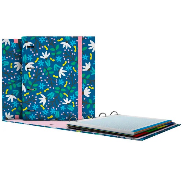 CARPEBOOK 4D35 A4 EC24 BLUE GARDEN