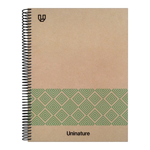 LIBRETA A4 80H 90G 4X4 UNINAT VERDE