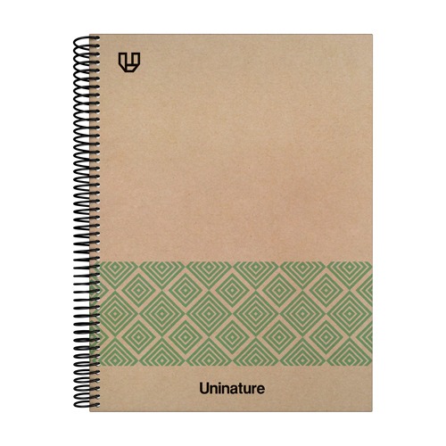 LIBRETA A4 80H 90G LISO UNINAT VERDE