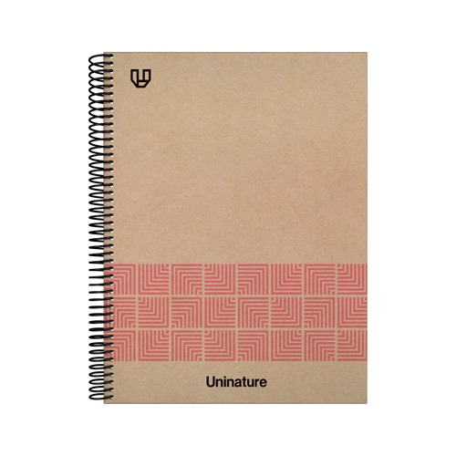 LIBRETA A4 80H 90G LISO UNINAT ROSA
